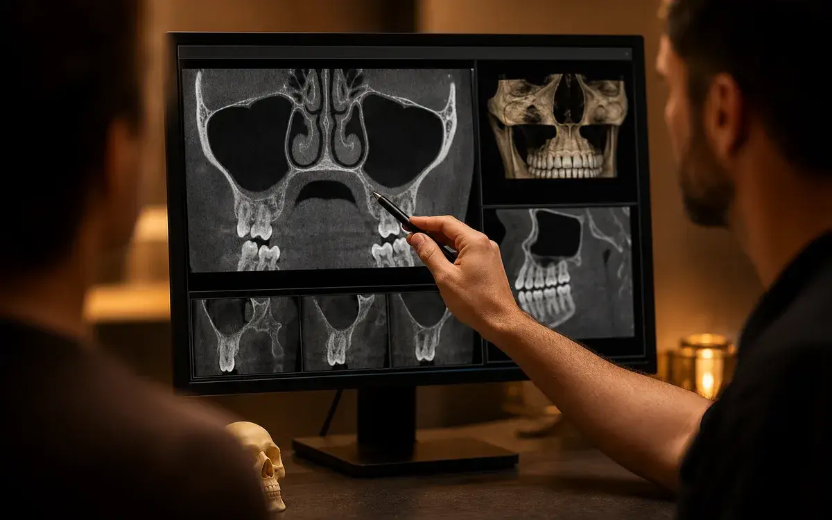Elevación de seno maxilar para implantes dentales